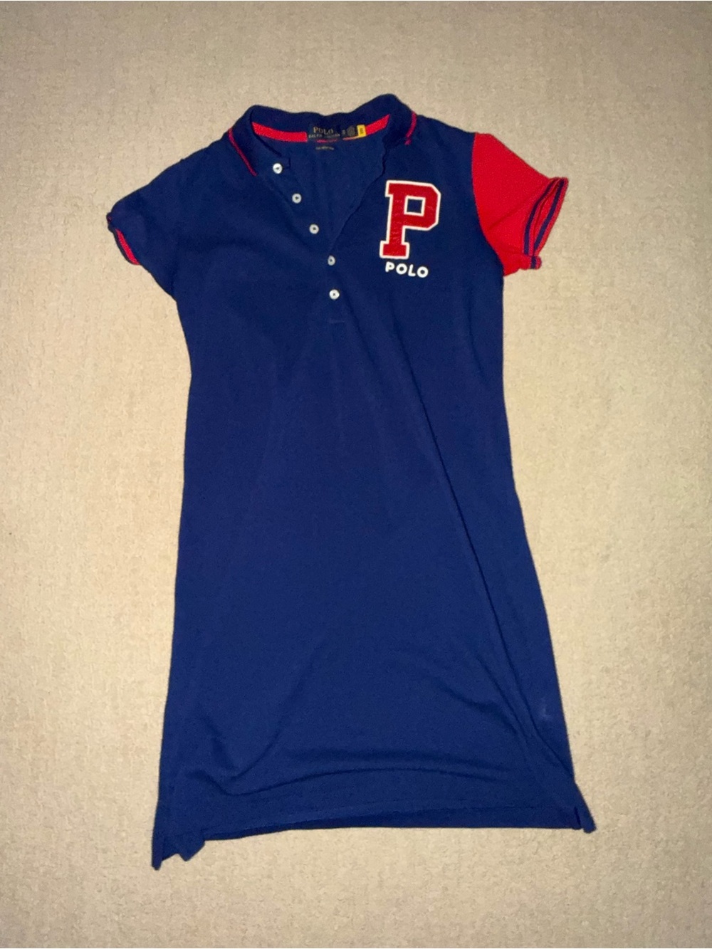 Polo by Ralph Lauren Navy Polo with Red Trim